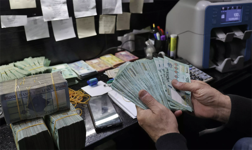 The Lebanese pound has sunk to historic lows against the dollar (AFP file photo)